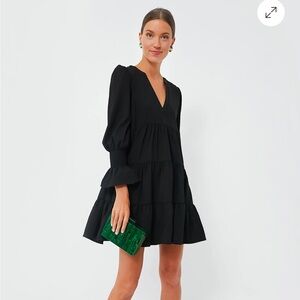 Pomander Place black crepe kenzo dress